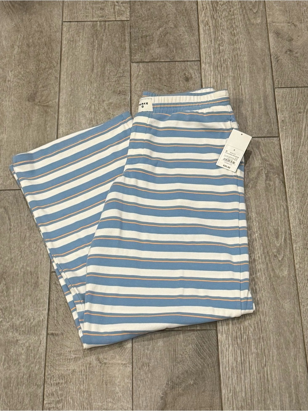 Parke x Target Blue/Orange Striped Boxer Pants Size Small